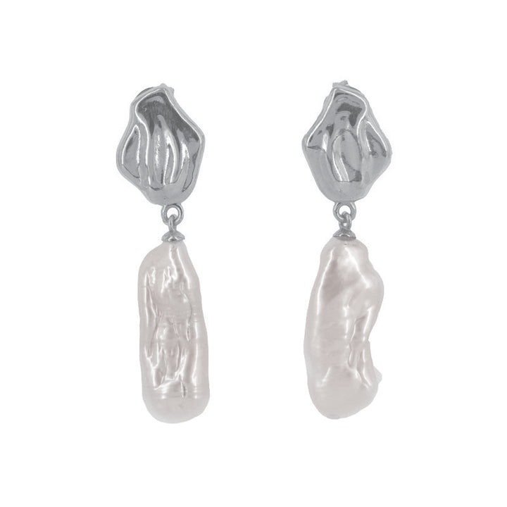 SEAFOAM PEARL EARRINGS