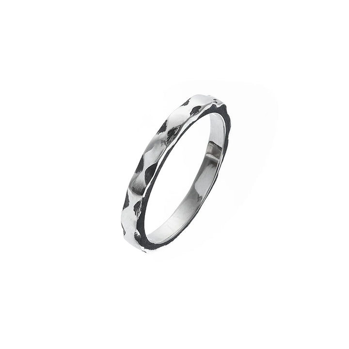 WAVED BAND RING