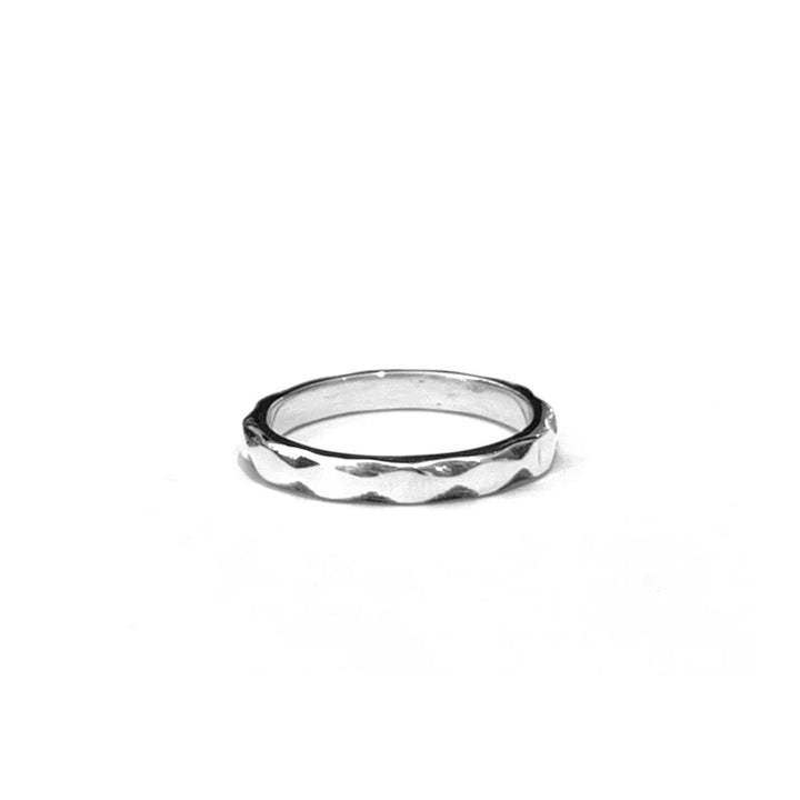 WAVED BAND RING