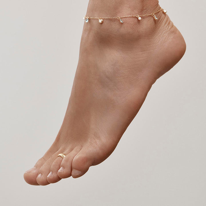 BREATHE IN STILLNESS ANKLET