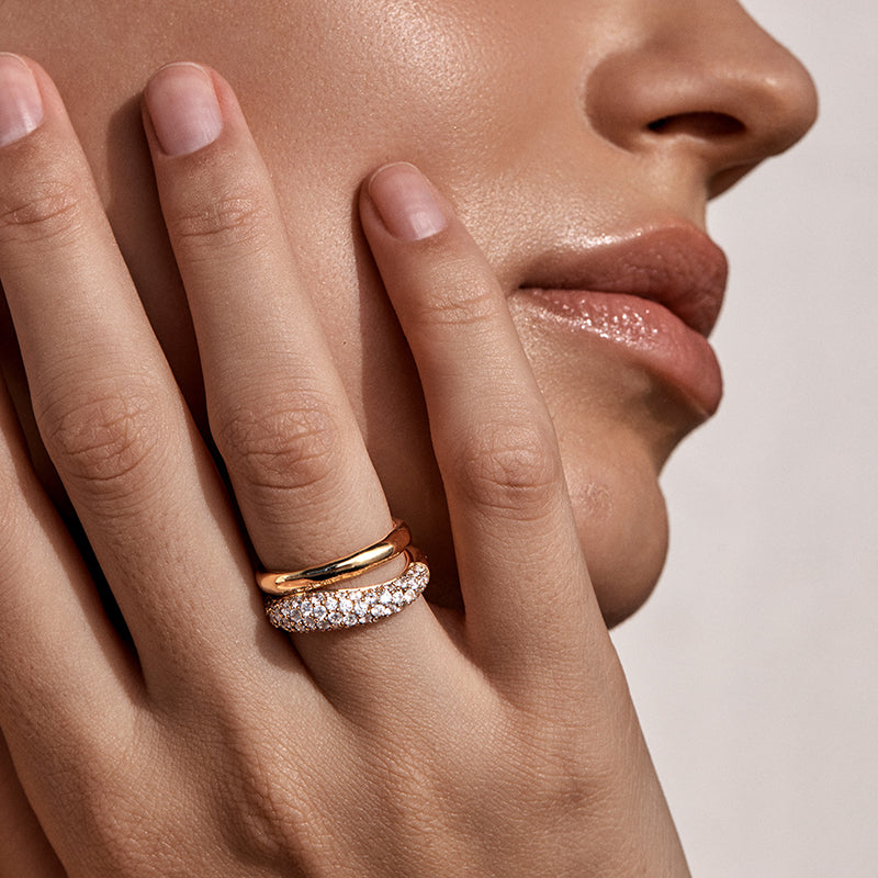 Pave Wave Ring
