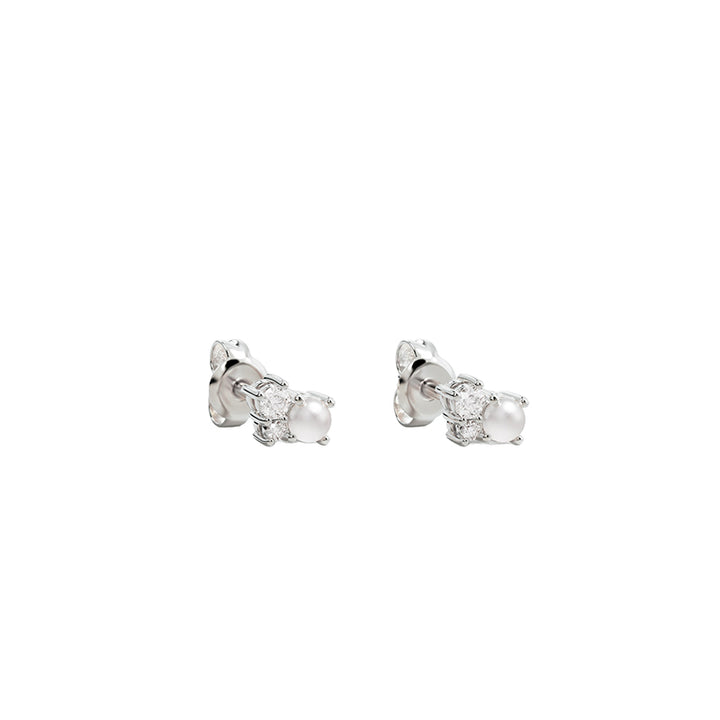 LOVE IN STILLNESS PEARL STUD EARRINGS