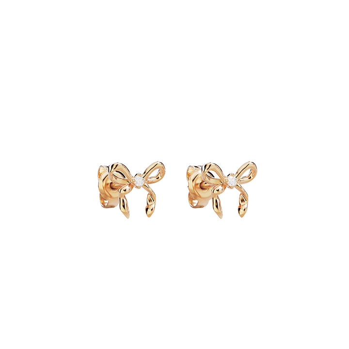 FOREVER MORE BOW STUD EARRINGS