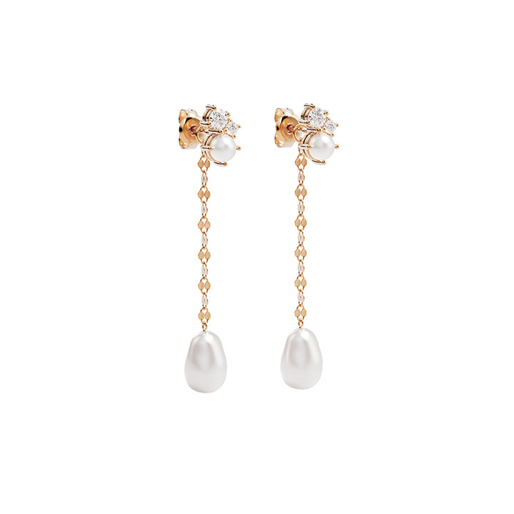 LOVE IN STILLNESS PEARL DROP EARRINGS