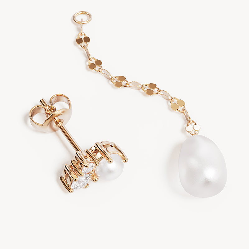 LOVE IN STILLNESS PEARL DROP EARRINGS