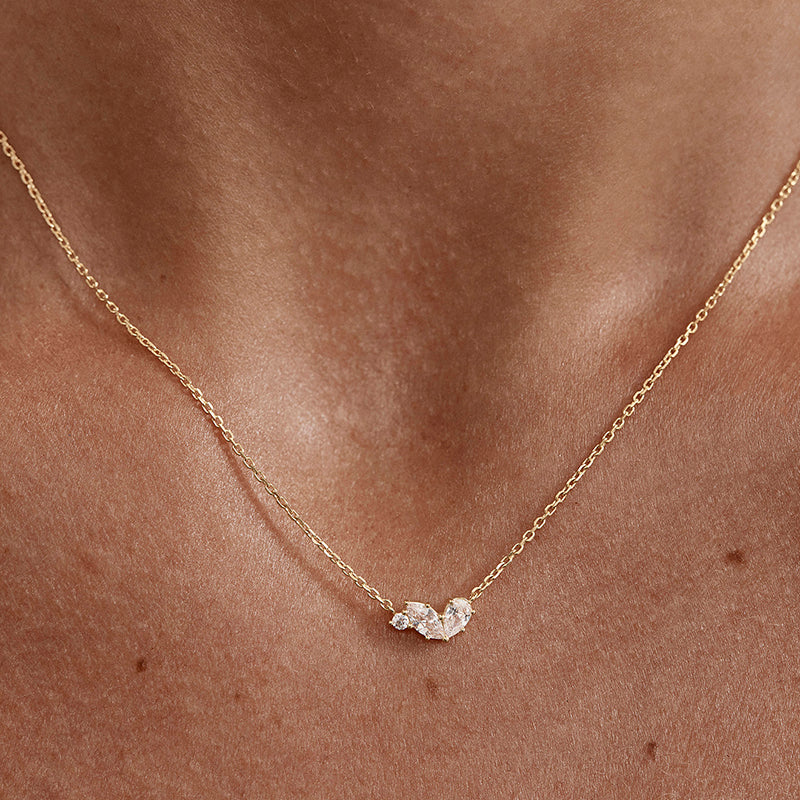 CRYSTAL WINGS NECKACE