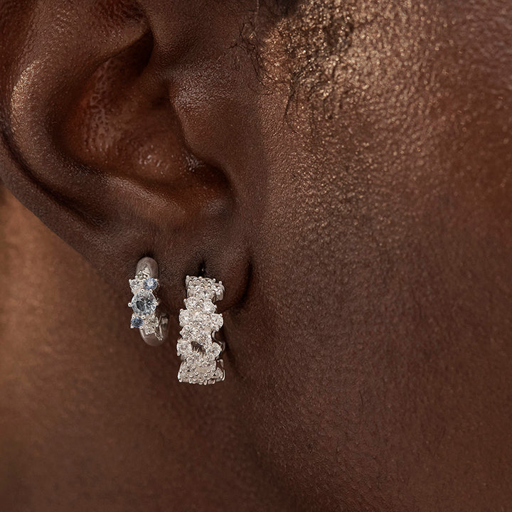 CRYSTAL DUST HOOPS