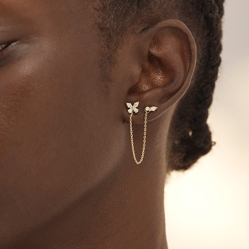 DANCING IN THE WIND CHAIN EARRINGS
