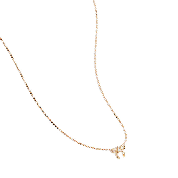 FOREVER MORE BOW NECKLACE