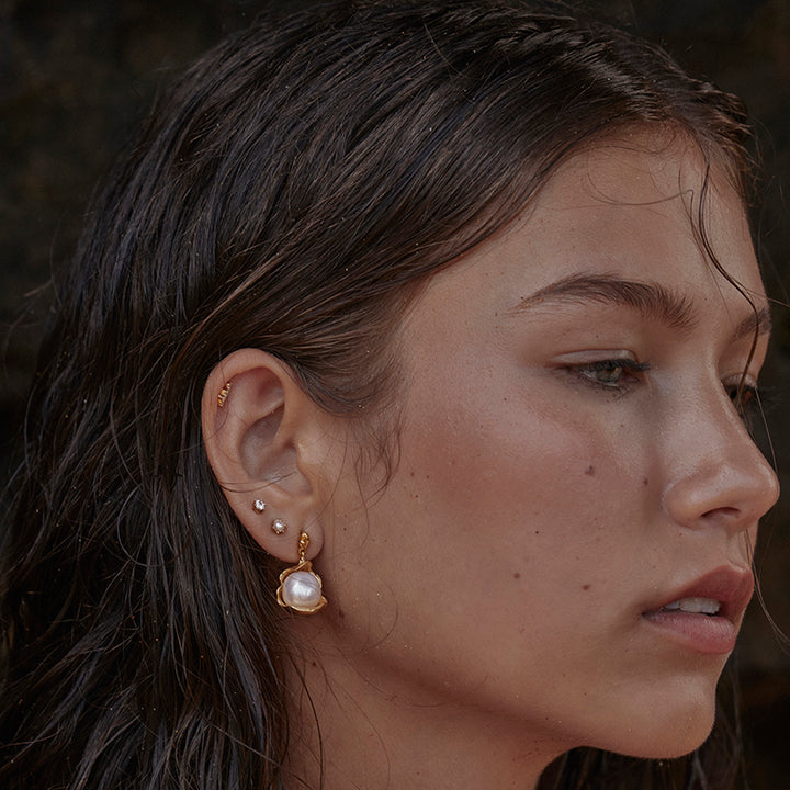 A PLACE TO DREAM PEARL DROP EARRINGS