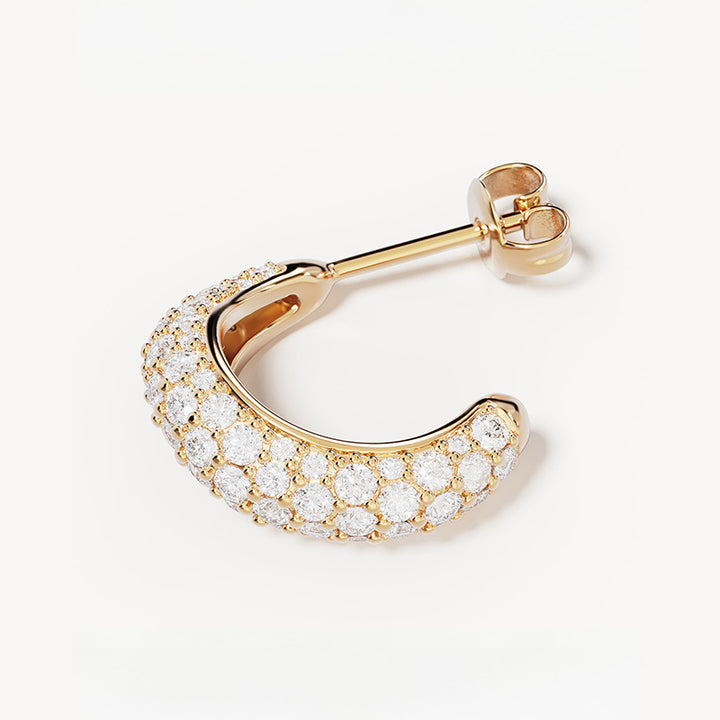 Pave Wave Hoop