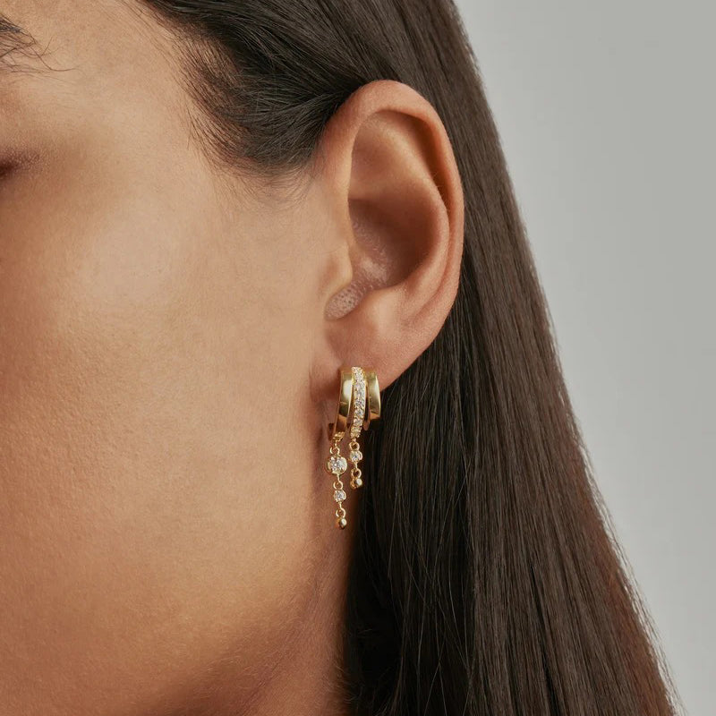 Ocean Mist Illusion Hoops