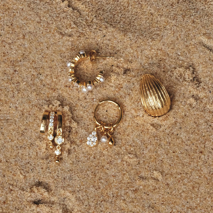 Ocean Mist Illusion Hoops