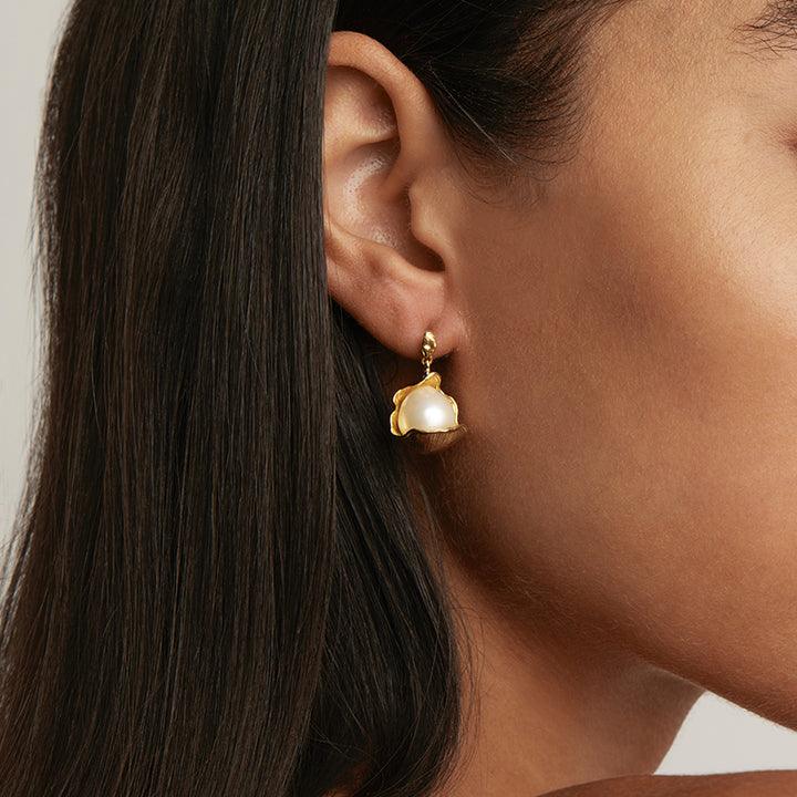 A PLACE TO DREAM PEARL DROP EARRINGS