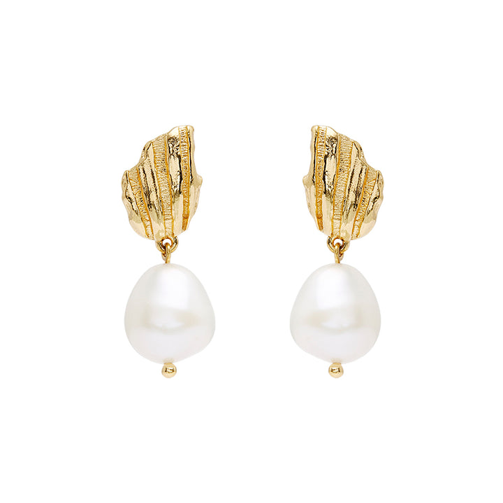 MOONLIT TIDES PEARL DROP EARRINGS