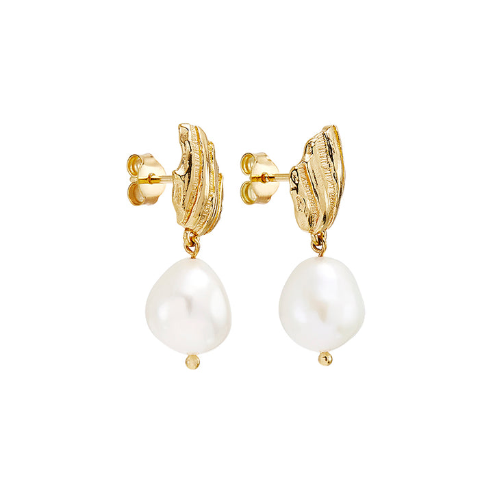 MOONLIT TIDES PEARL DROP EARRINGS