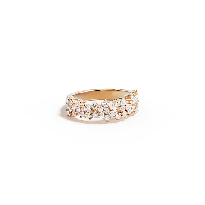 CRYSTAL DUST BOLD RING