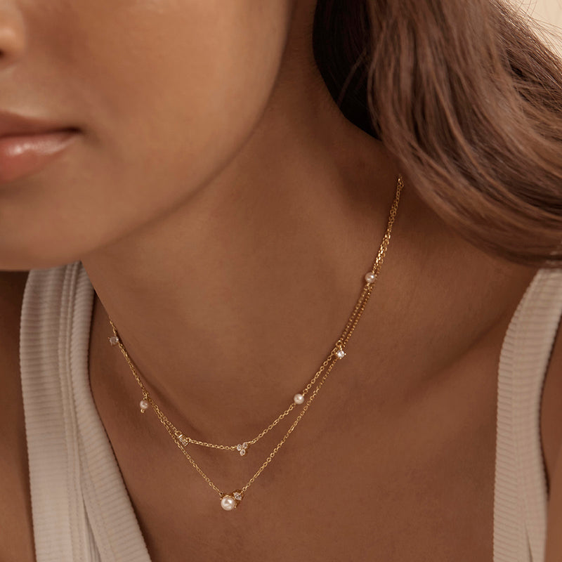 MOONLIT BLOOM PEARL CHOKER