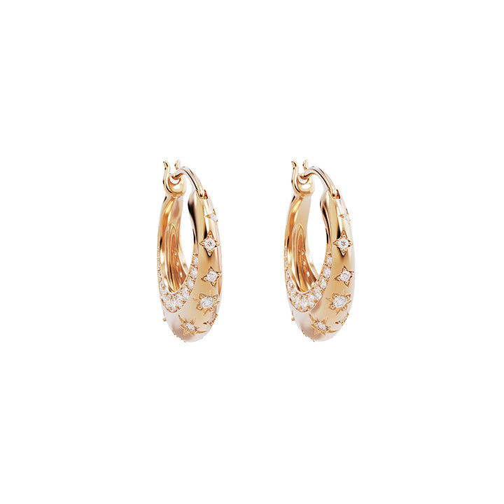 MY MOON AND STARS HOOPS