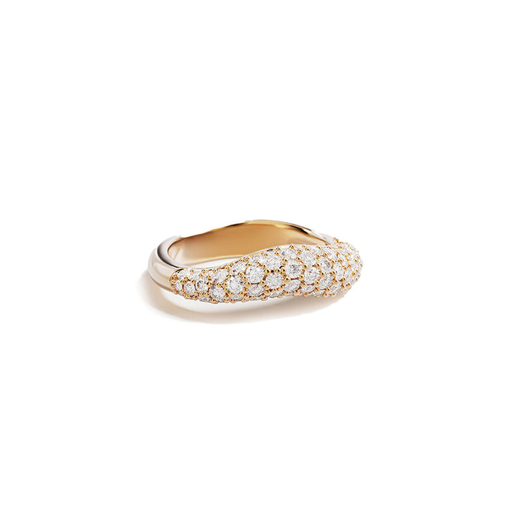 Pave Wave Ring