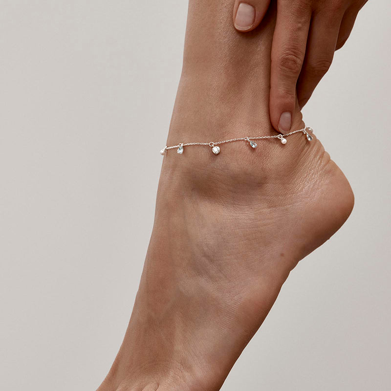 BREATHE IN STILLNESS ANKLET