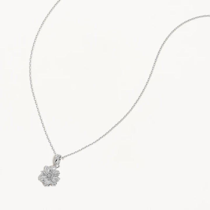 COSMOS OCTOBER BIRTH FLOWER NECKLACE