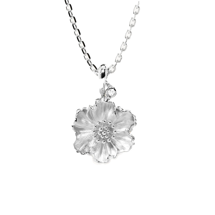 POPPY AUGUST BIRTH FLOWER NECKLACE