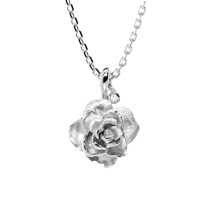 ROSE JUNE BIRTH FLOWER NECKLACE