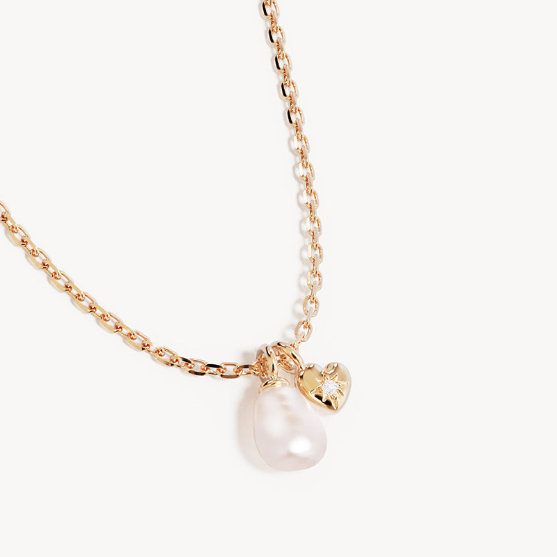 UNDER THE MOONLIGHT PEARL NECKLACE