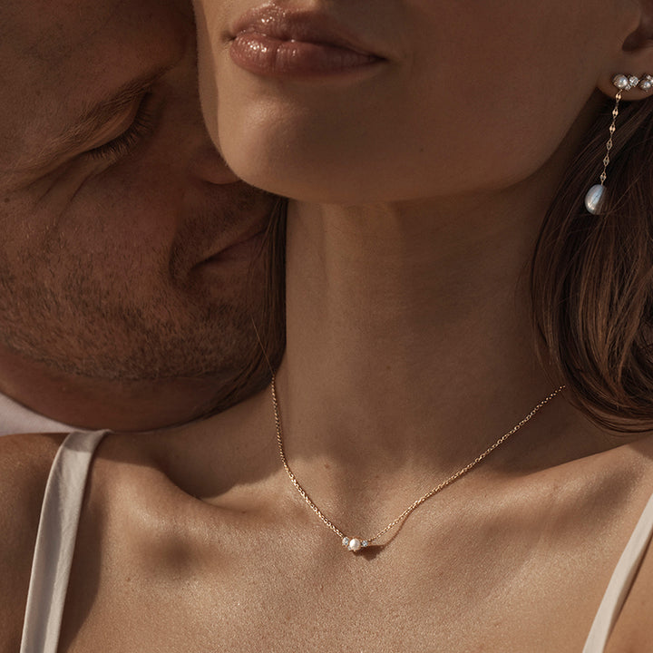 LOVE IN STILLNESS PEARL NECKLACE