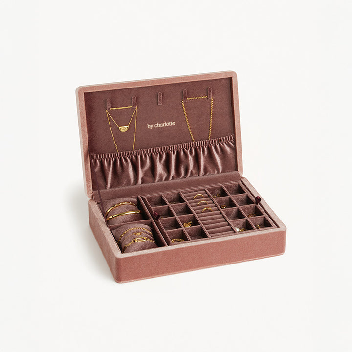 VELVET LOTUS JEWELLERY BOX