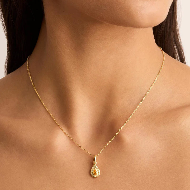 WITH LOVE BIRTHSTONE ANNEX LINK PENDANT - NOVEMBER