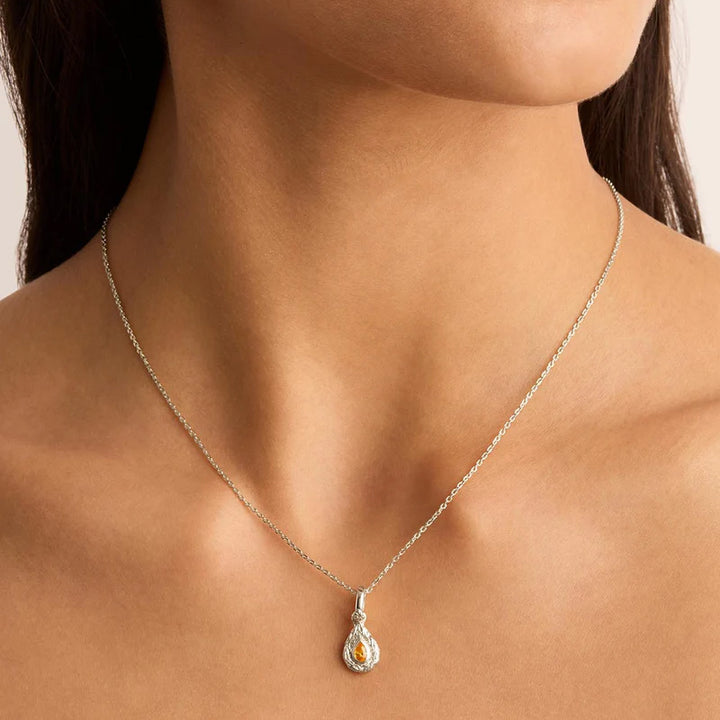 WITH LOVE BIRTHSTONE ANNEX LINK PENDANT - NOVEMBER