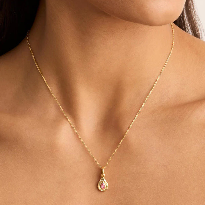 WITH LOVE BIRTHSTONE ANNEX LINK PENDANT - OCTOBER