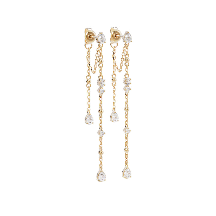 COSMIC WHISPER CHAIN EARRINGS