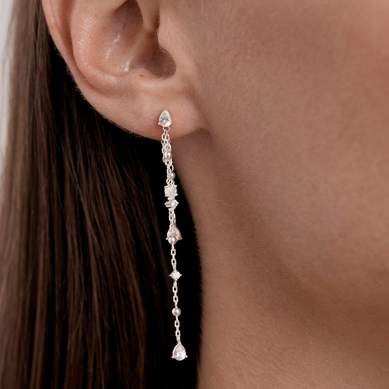 COSMIC WHISPER CHAIN EARRINGS