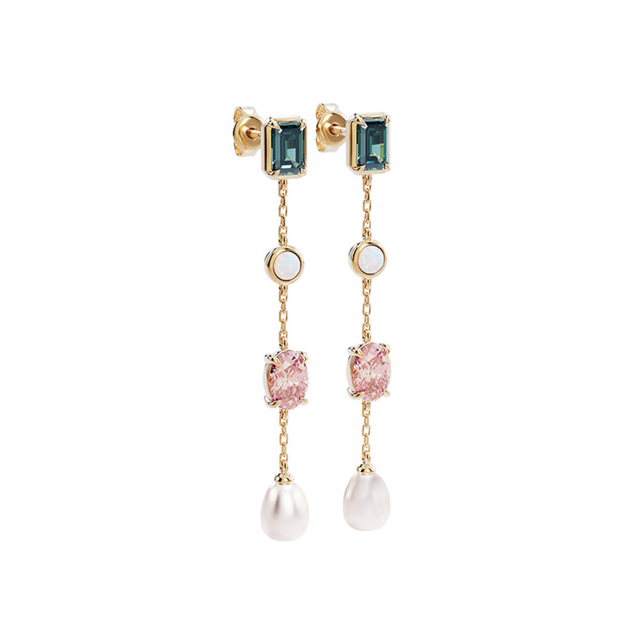 YOU ARE INFINITE DROP CHAIN EARRINGS