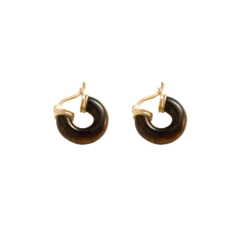 TEMPO TIGERS EYE HOOPS