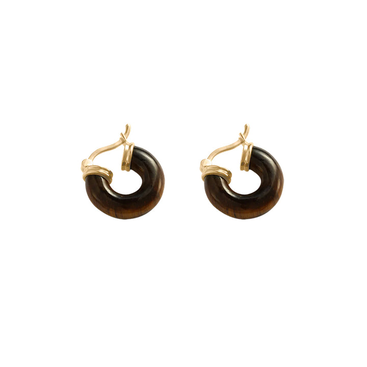 TEMPO TIGERS EYE HOOPS