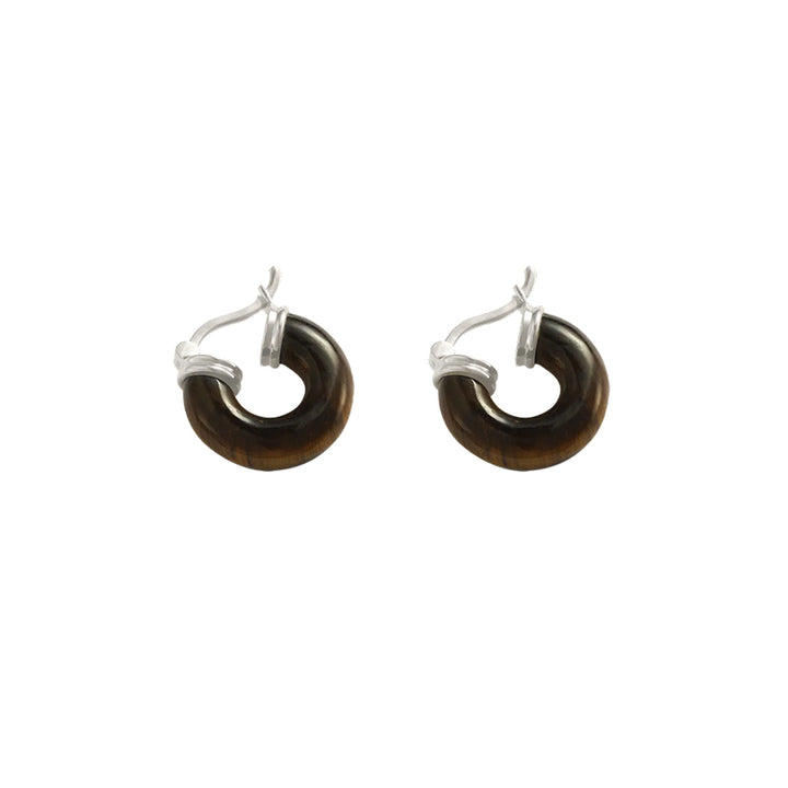 TEMPO TIGERS EYE HOOPS