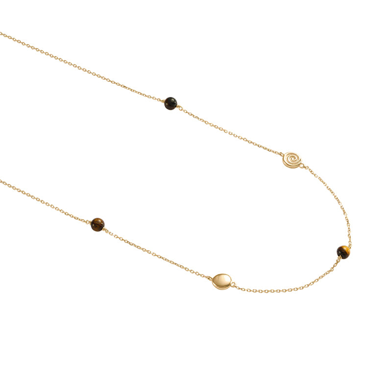 TEMPO TIGERS EYE NECKLACE