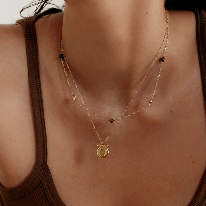 TEMPO TIGERS EYE NECKLACE