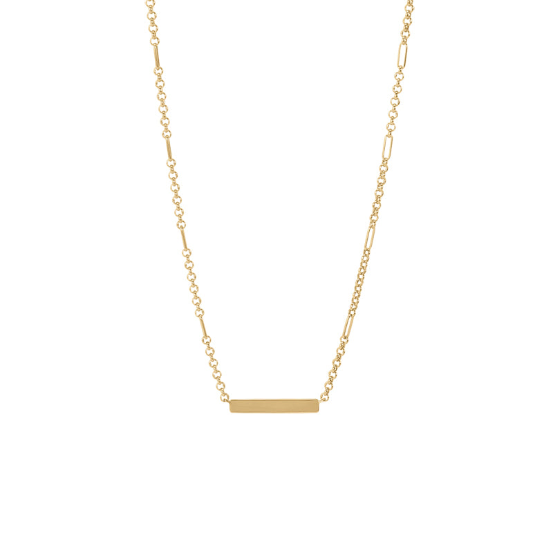 ENGRAVABLE BELCHER CHAIN NECKLACE