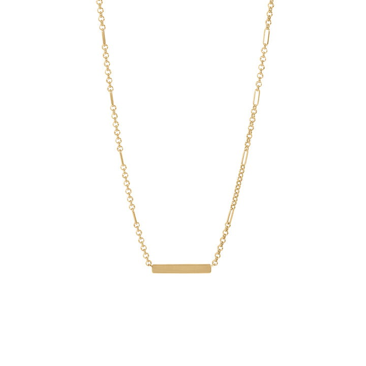 ENGRAVABLE BELCHER CHAIN NECKLACE