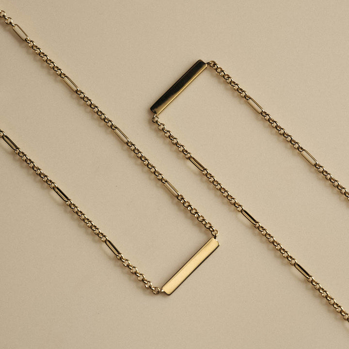 ENGRAVABLE BELCHER CHAIN NECKLACE