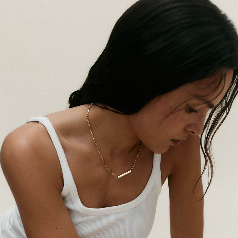 ENGRAVABLE BELCHER CHAIN NECKLACE