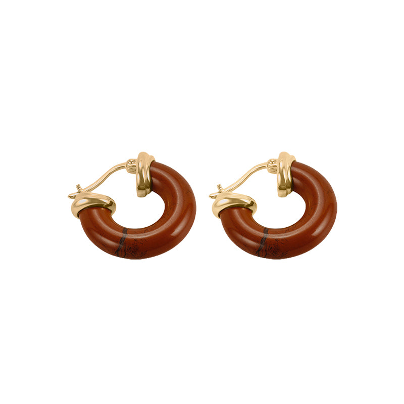 SOLAR JASPER HOOPS