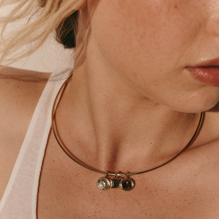 SACRED SUN COLLAR NECKLACE