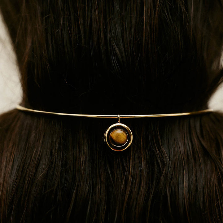 SACRED SUN COLLAR NECKLACE