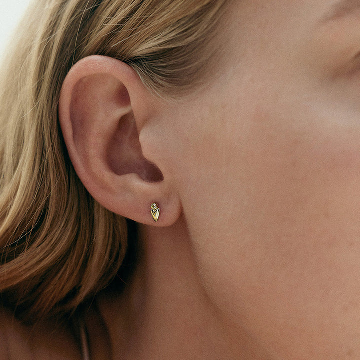 ABODE HEART STUDS